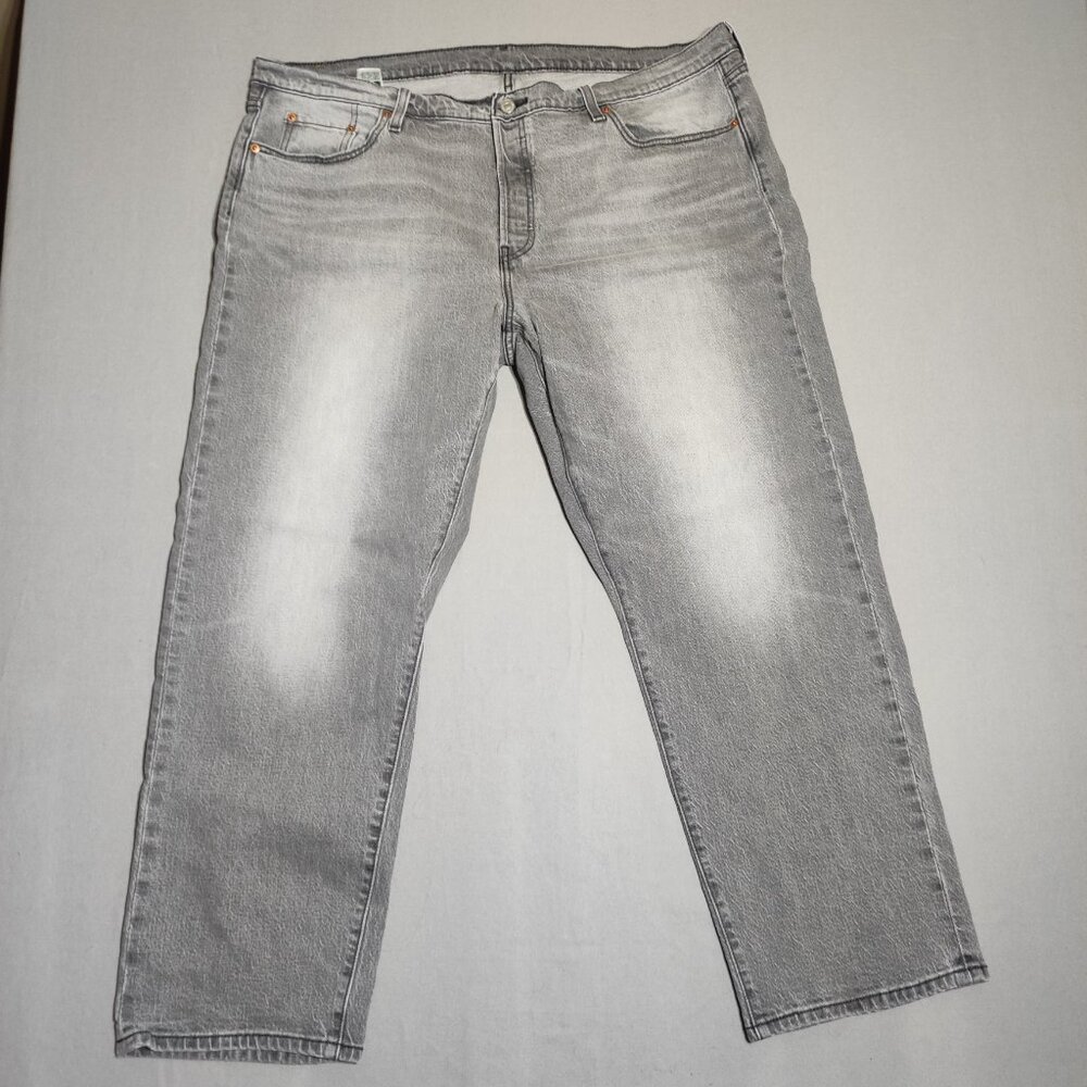 Levi's 501 jeans women's size 20W hard washed grey colour straight leg